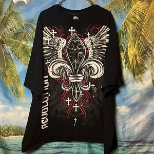 5X cross T-shirt by hybrid